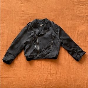 Pure Sugar silk cropped jacket